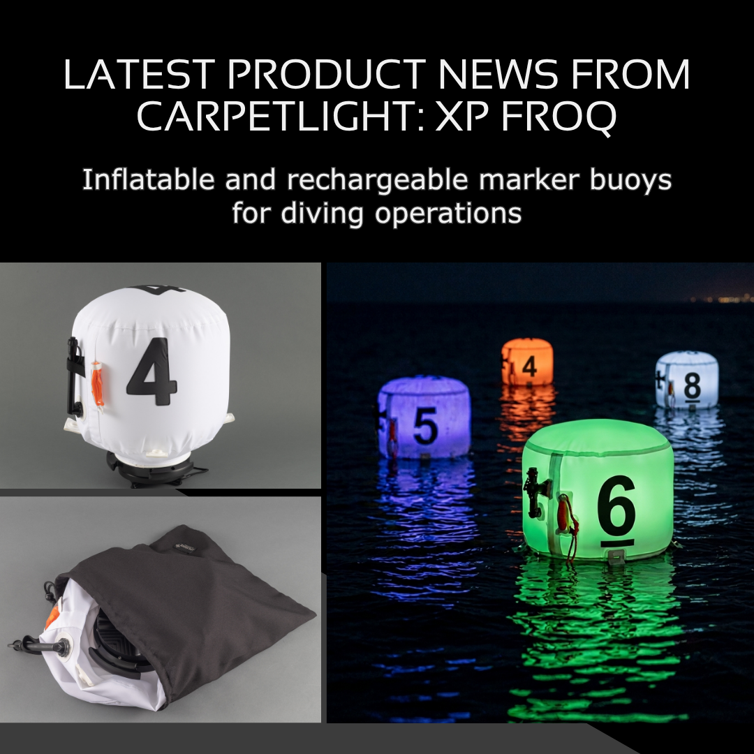 Featured image for “News from Carpetlight: XP FROQ for marking during diving operations”